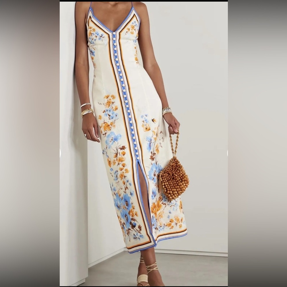 NWT Halcyon Slip Dress Zimmermann Dress Size 2